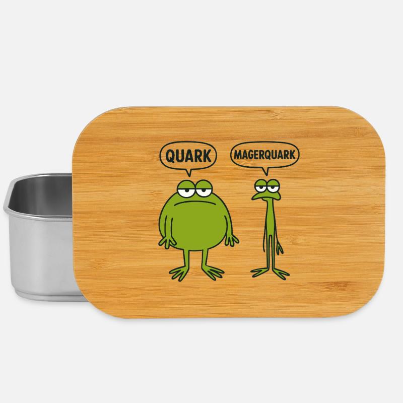 Quark Frog Duo - Lunch Box - silver