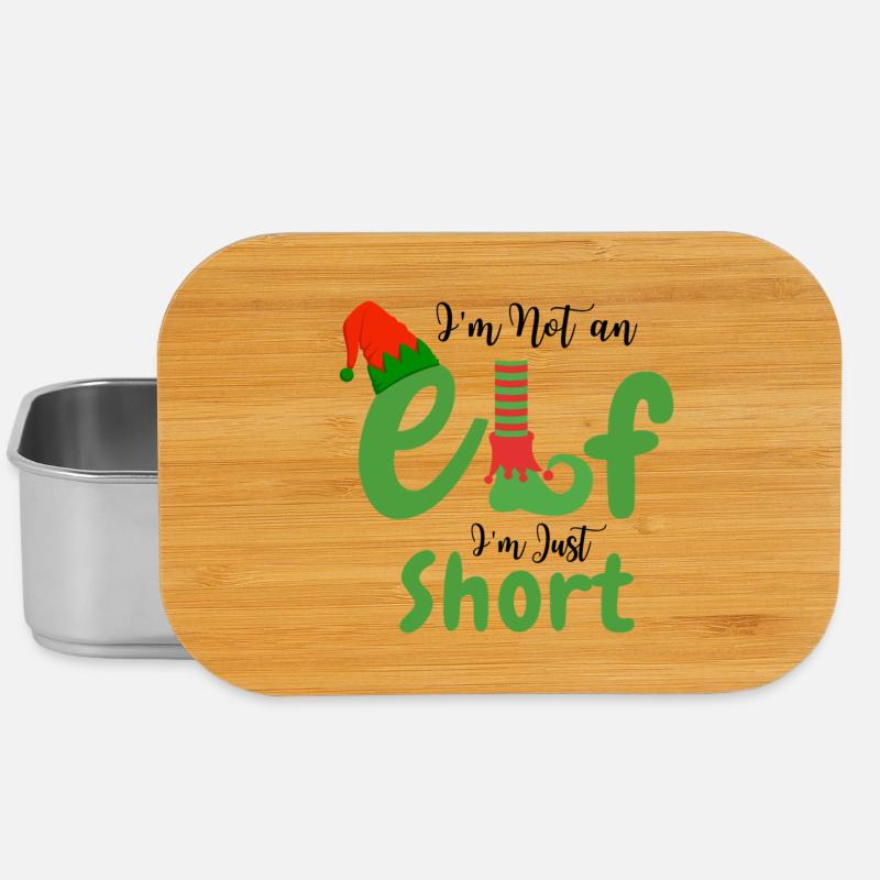 I'm Not an elf i'm just short - Lunch Box - silver