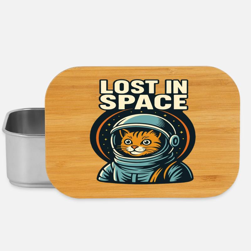 Perdu dans l’espace Katzen Astronaut Design - Boîte à goûter - argent