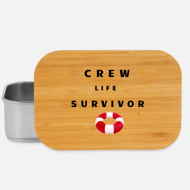 Crew Life Survivor - Lunch Box - silver