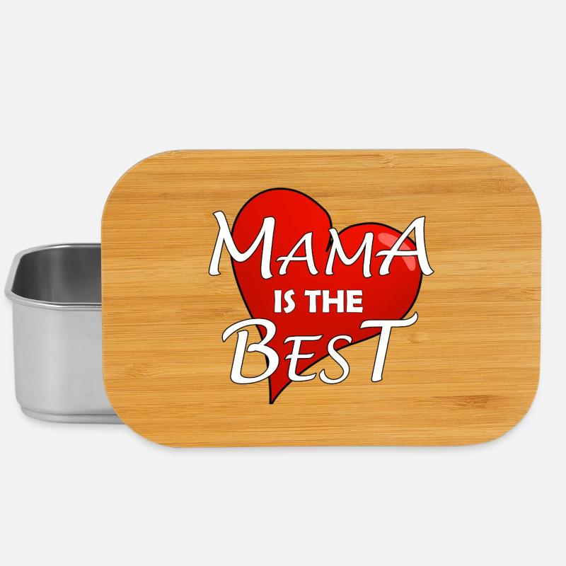 MAMA IS THE BEST - Lunch Box - Silber
