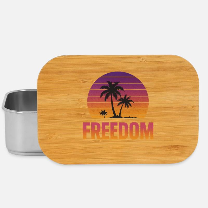 Freedom Sunset - Lunch Box - Silber