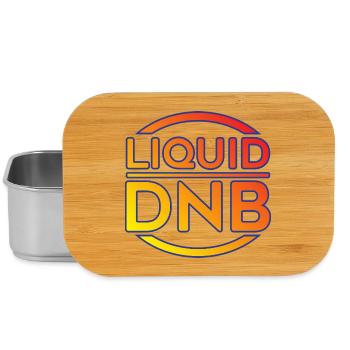Liquid DNB Neon Logo - Lunch Box - silver - Front