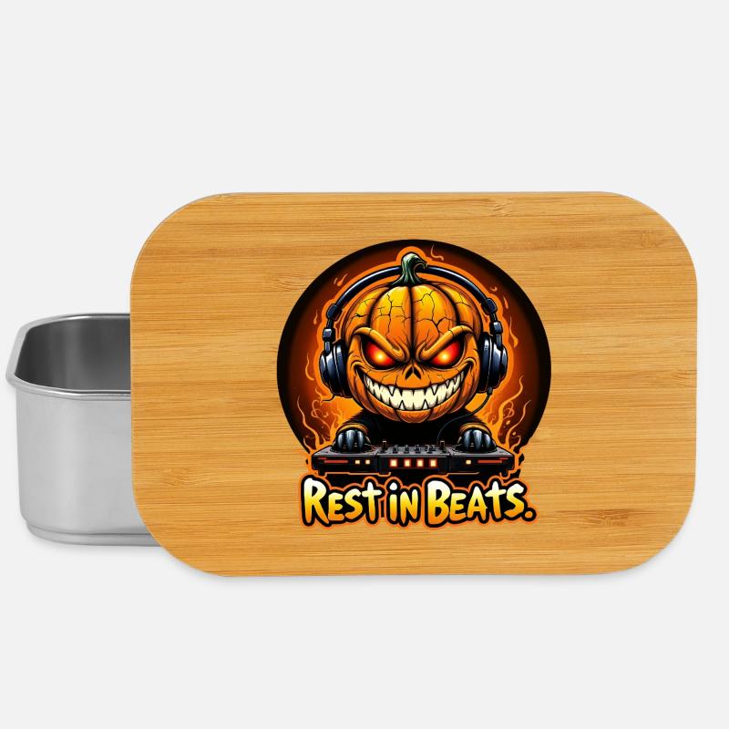Rest in Beats Pumpkin DJ - Lunch Box - silver
