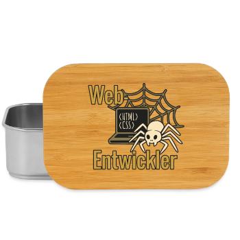 Développeur Web - Halloween 2025 - Boîte à goûter - argent - Devant