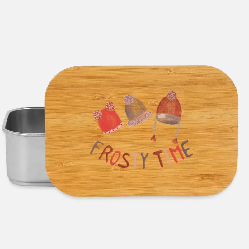 Frosty time - cozy winter vibes - Lunch Box - silver