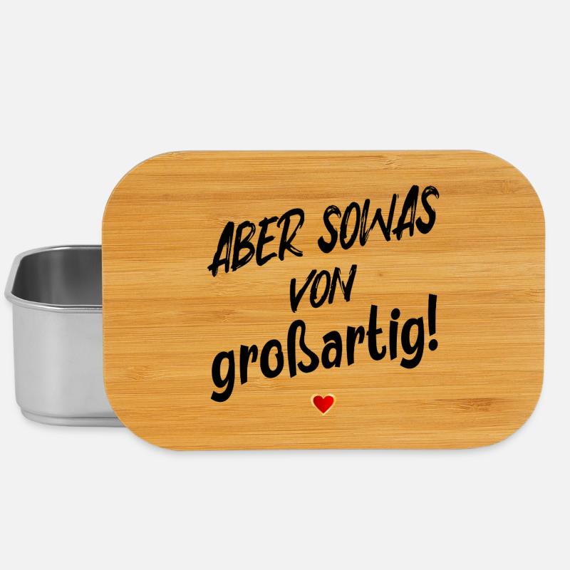 GROßARTIG SEIN LOB SPRÜCHE - Lunch Box - Silber