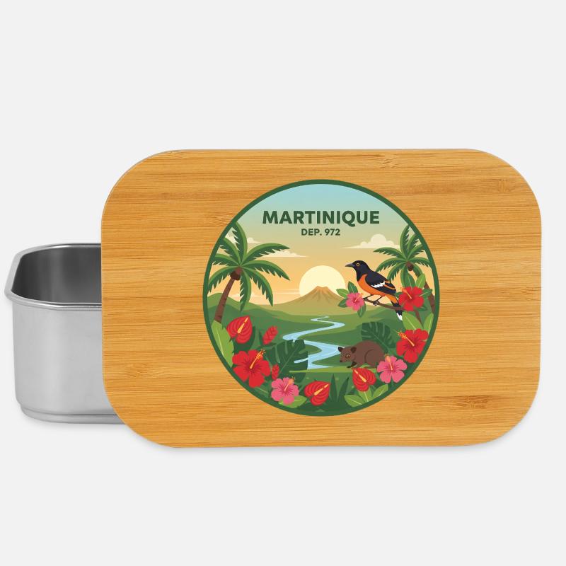 Martinique 972 - Boîte à goûter - argent
