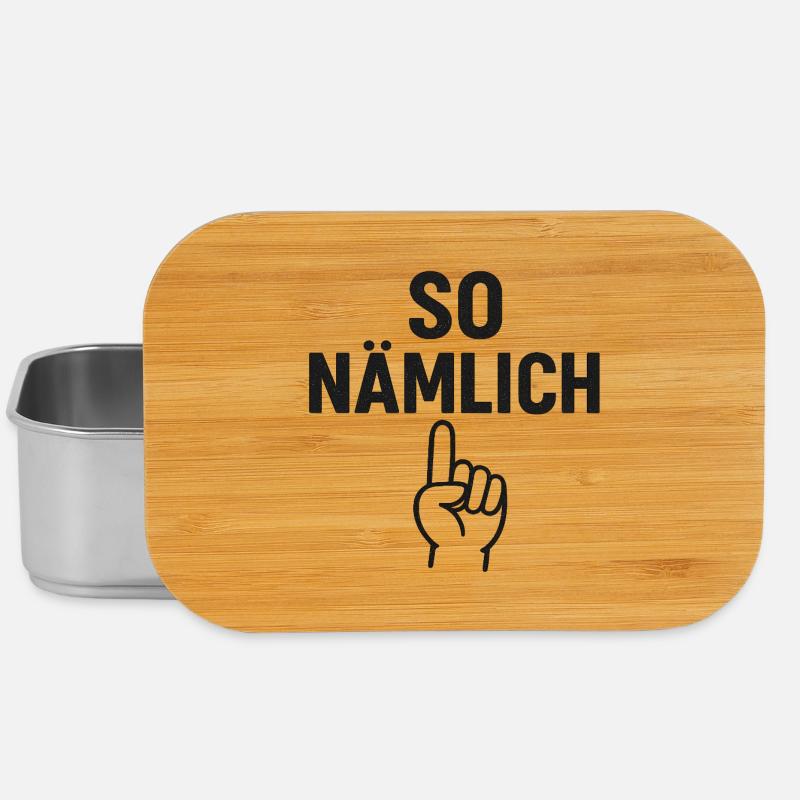 SO NÄMLICH - Lunch Box - Silber