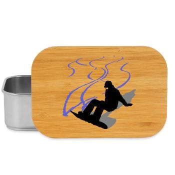 Snowboard - Lunch Box - Silber - Vorne