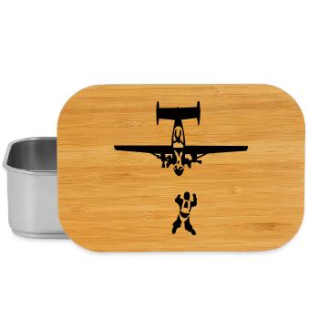 skydiving - Lunch Box - silver - Front