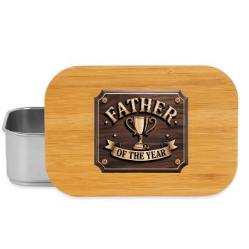 Father of the Year - Funny Dad T-Shirt - Lunch Box - silver - Front