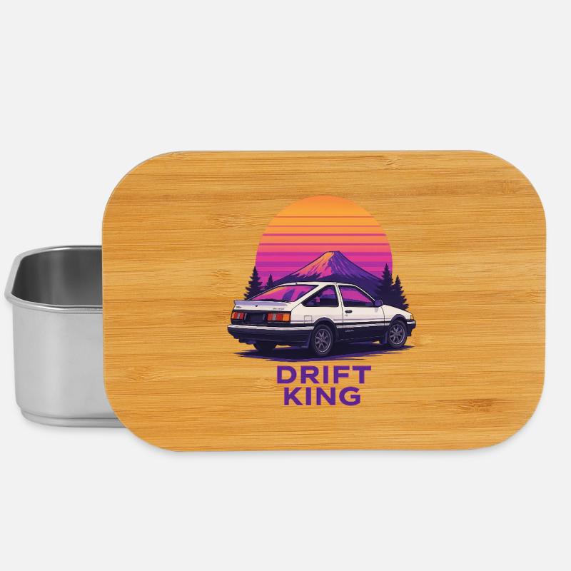 Drift King Sunset Mountain - Lunch Box - silver