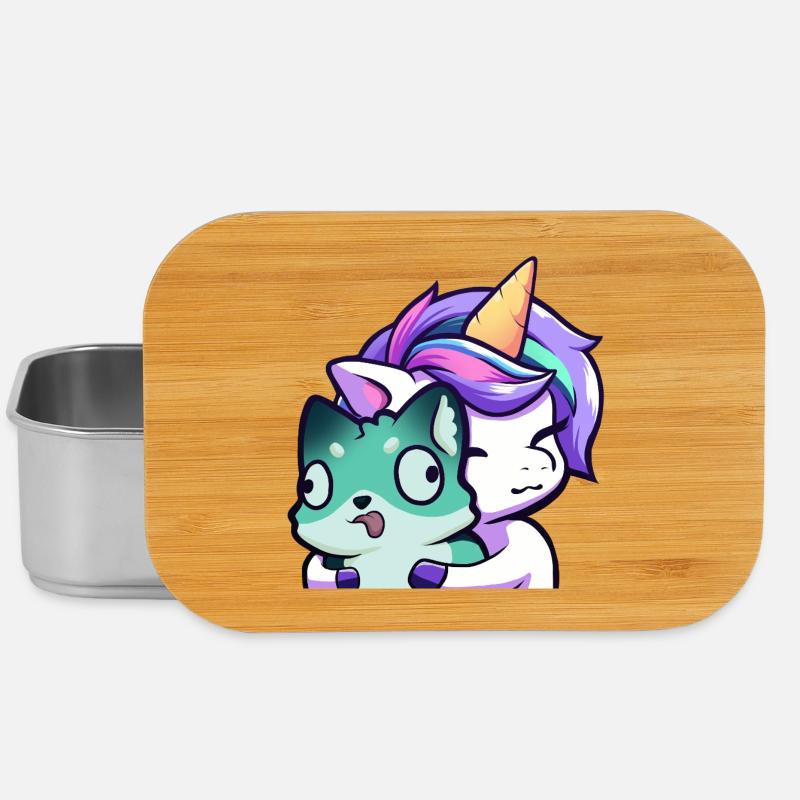 Lya Licorne Câlin - Boîte à goûter - argent