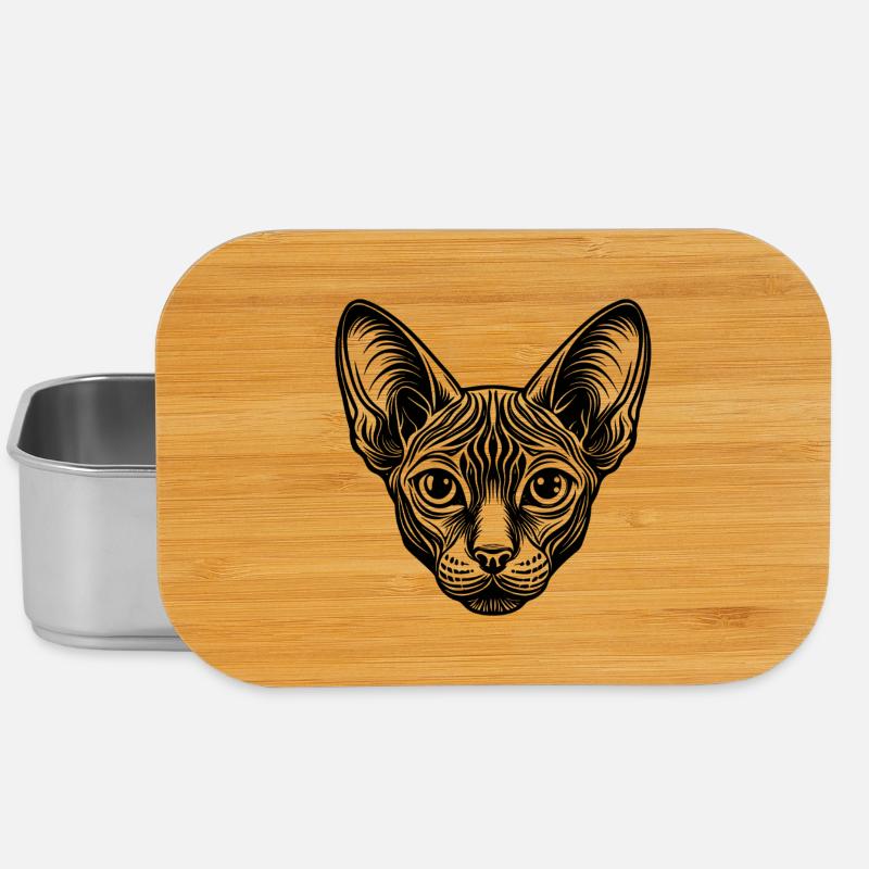 Sphynx-Katze - Lunch Box - Silber