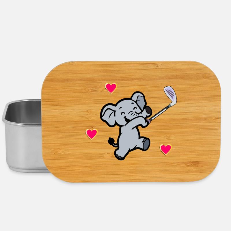GOLFEUR ELEPHANT KIDS - Boîte à goûter - argent