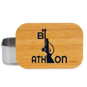Biathlon Winter Sport - Lunch Box - silver - Front