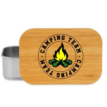 Équipe de camping Feu de camp - Boîte à goûter - argent - Devant