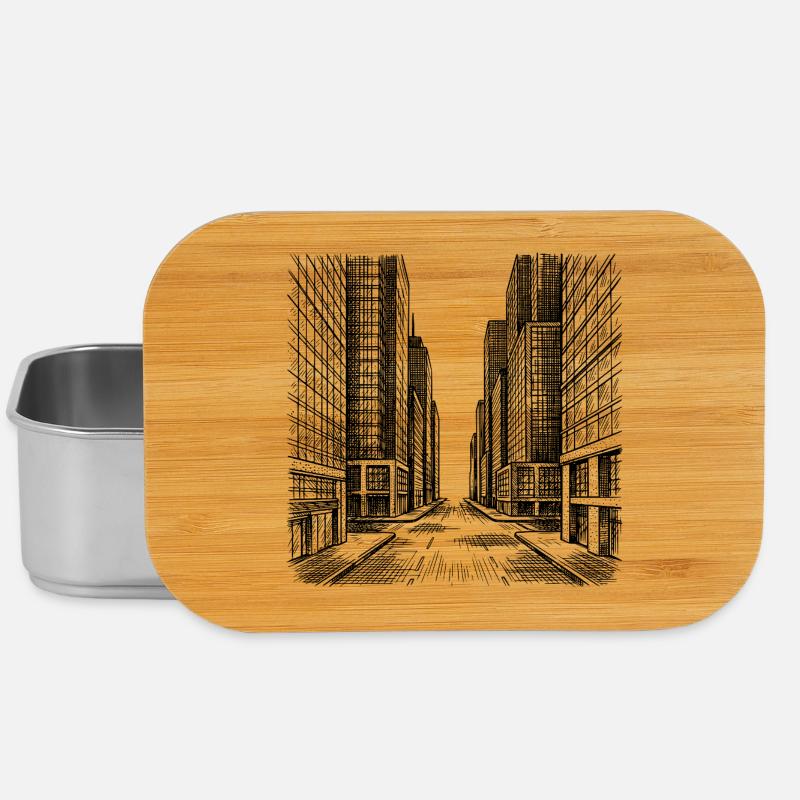 Rue moderne - Boîte à goûter - argent