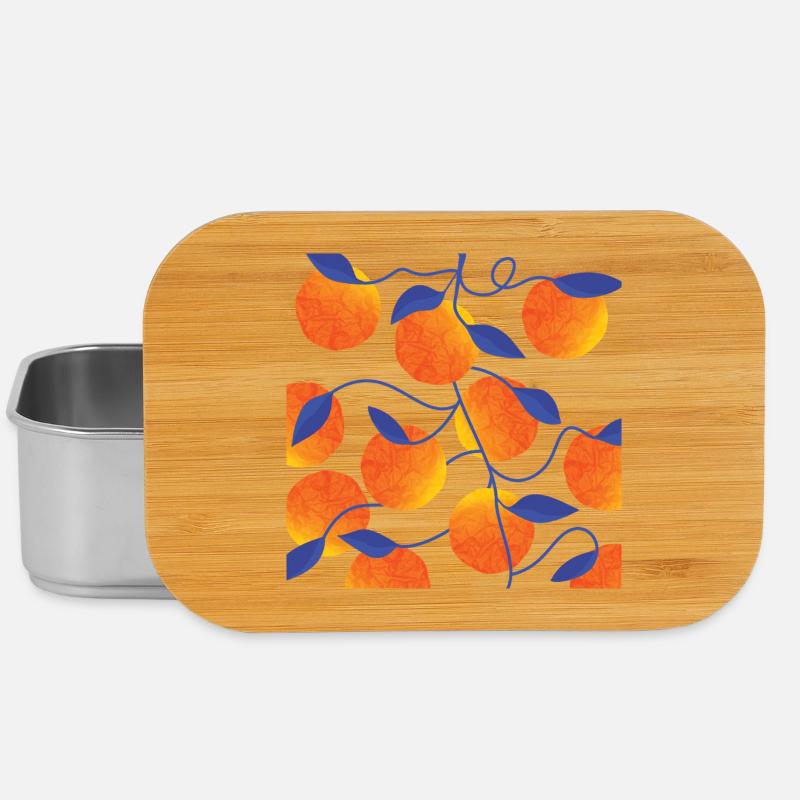 Oranges - Boîte à goûter - argent