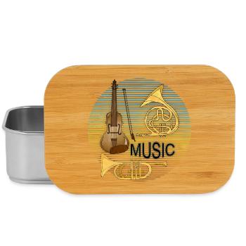 Musikinstrumente - Lunch Box - Silber - Vorne