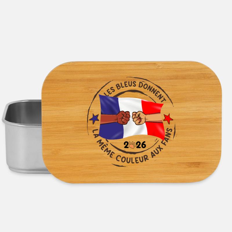 Les_bleus_donnent_la_meme_couleur_aux_fans - Lunch Box - Silber