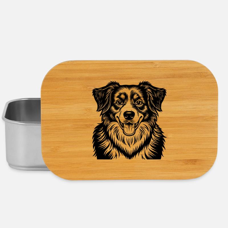 Australian Shepherd - Lunch Box - Silber
