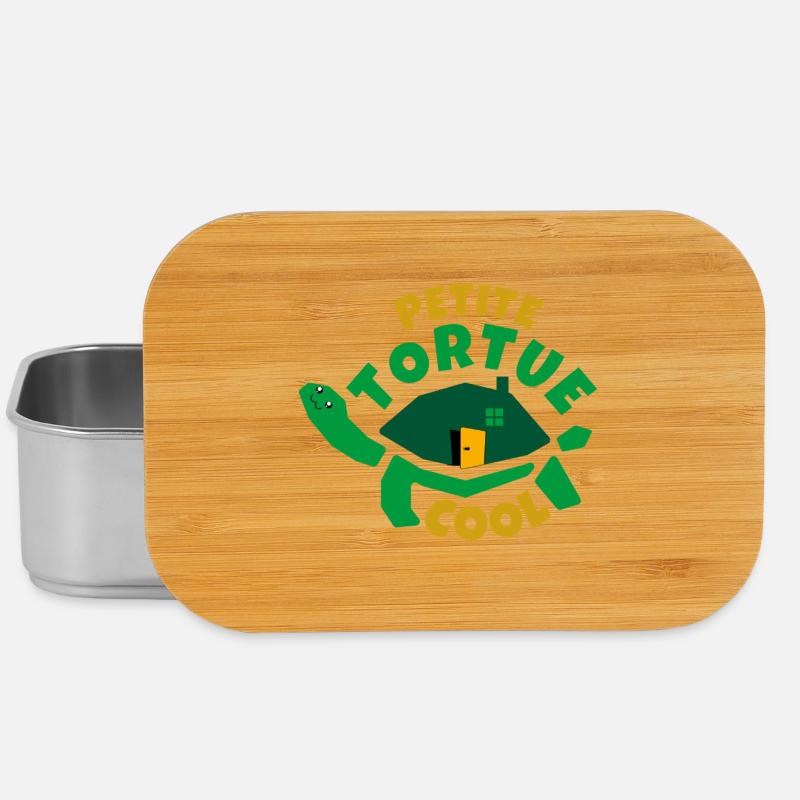 Cool Little Turtle - Lunch Box - silver