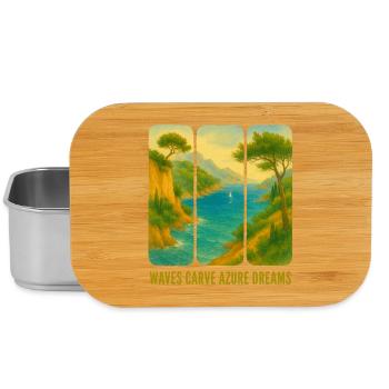 Meereslandschaft - Lunch Box - Silber - Vorne
