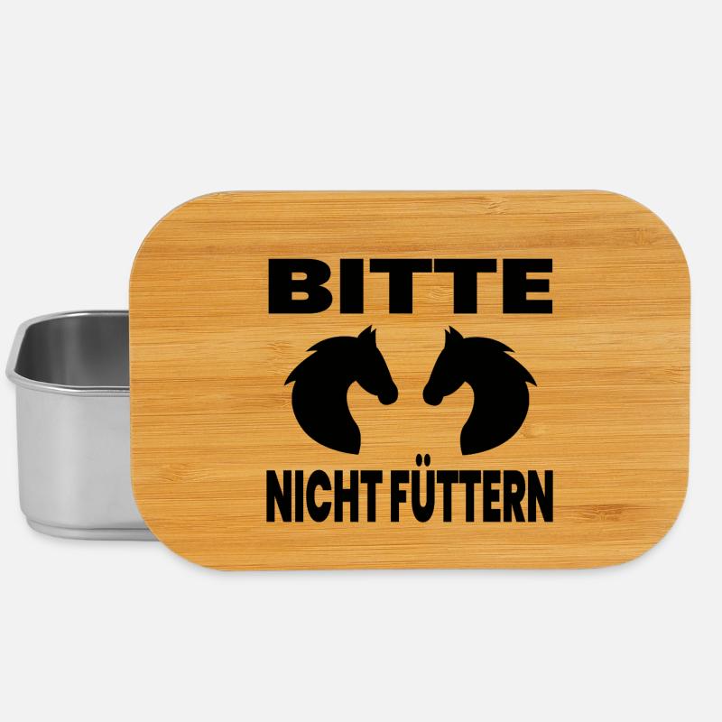 Pferde - Lunch Box - Silber