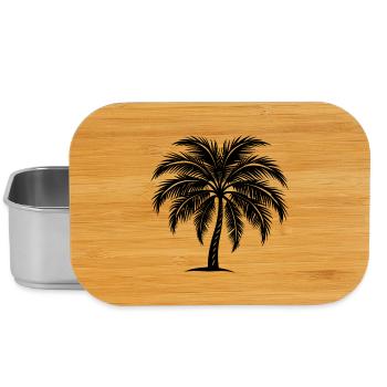 Palme - Lunch Box - Silber - Vorne
