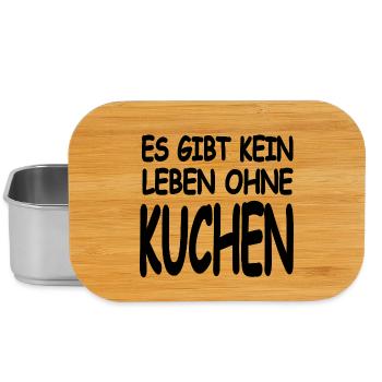 Kuchen - Lunch Box - Silber - Vorne