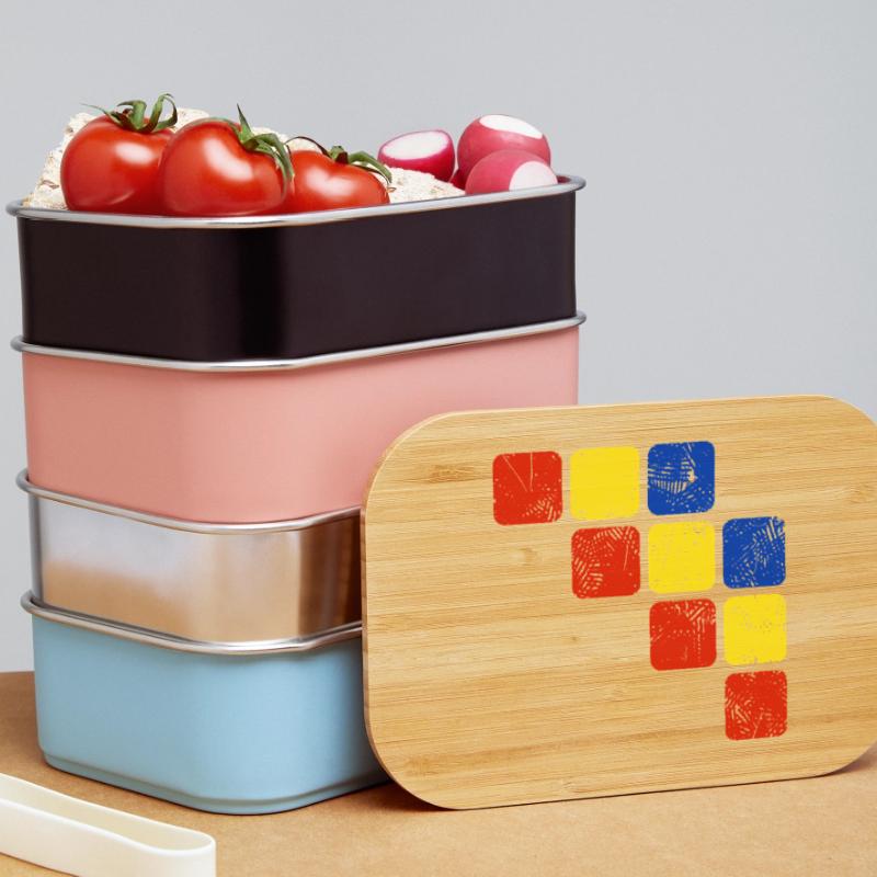Colors Ornament Pattern - Basic Colors Lunch Box