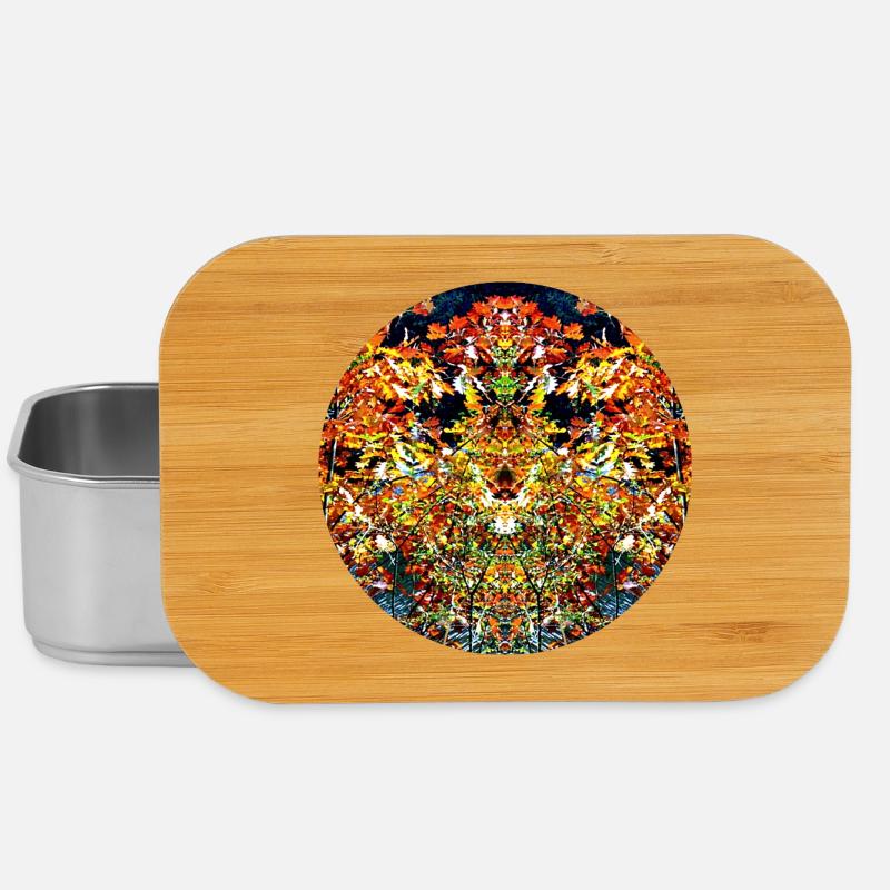 Créatures de la nature au bord de l’étang de glace - Boîte à goûter - argent