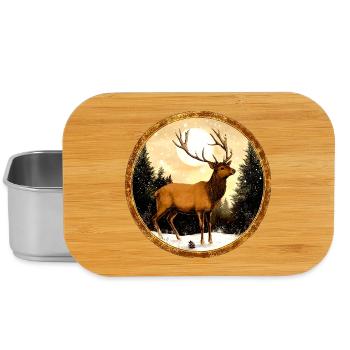 Style du cerf - Boîte à goûter - argent - Devant