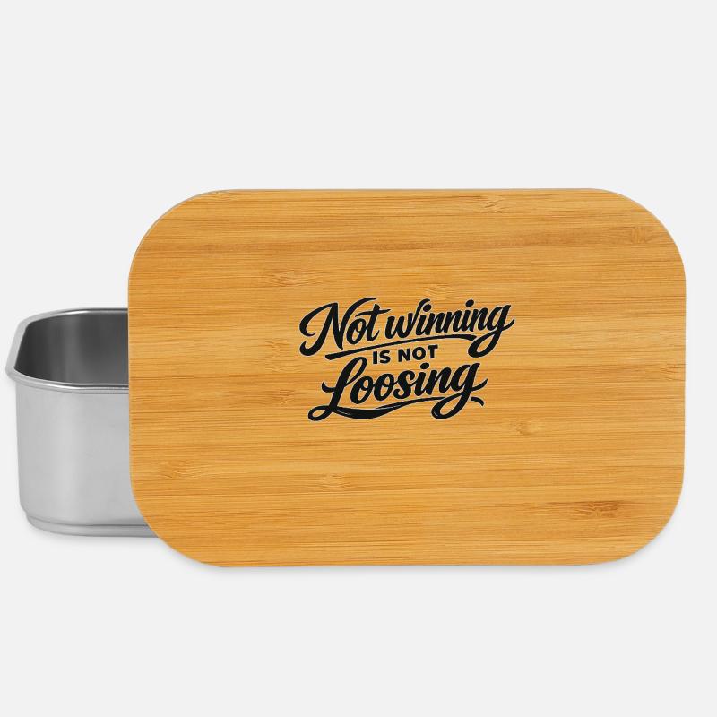 Not Winning Is Not Losing - Lunch Box - Silber