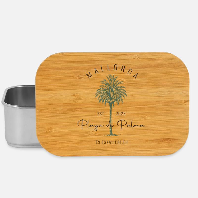 Mallorca Palmenlogo est. 2026 - Lunch Box - Silber