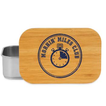 Mile Club Stopwatch Emblem - Lunch Box - silver - Front