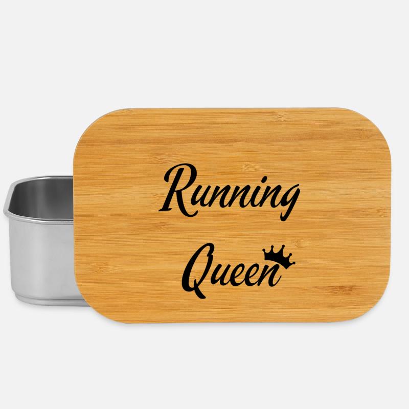 Running Queen - Lunch Box - Silber