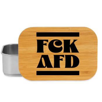 FCK AfD - Lunch Box - silver - Front