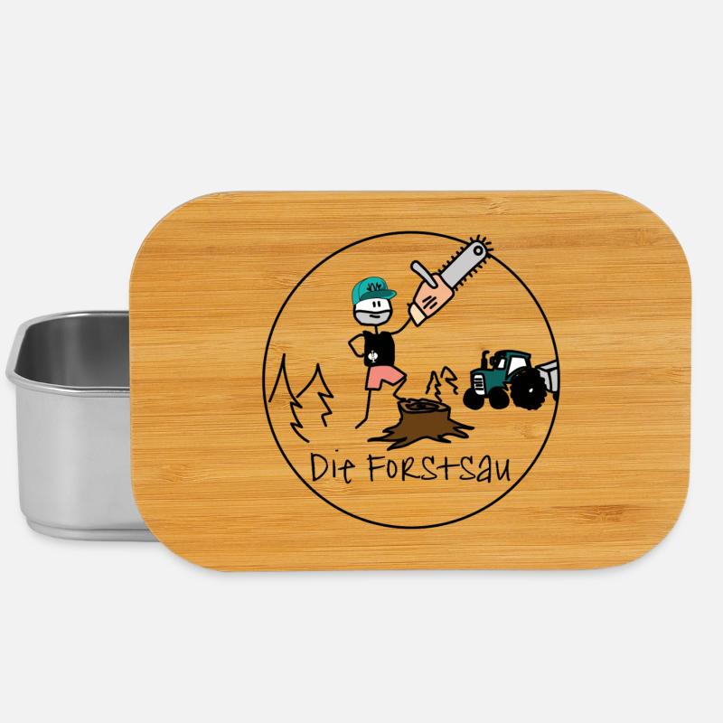 The Forest Sow - Lunch Box - silver