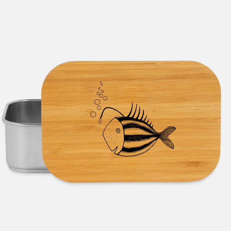 Fisch Lampe - Lunch Box - Silber