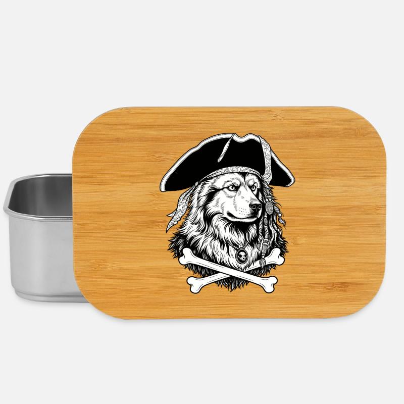 Eurasier | Pirate - Boîte à goûter - argent