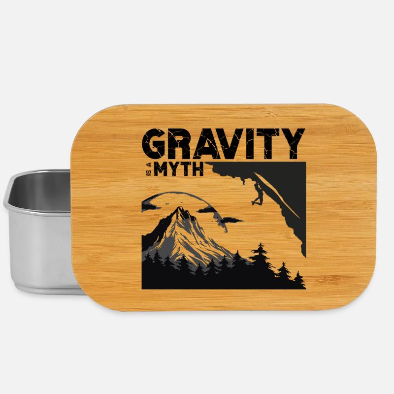 Gravity is a myth - Lunch Box - Silber