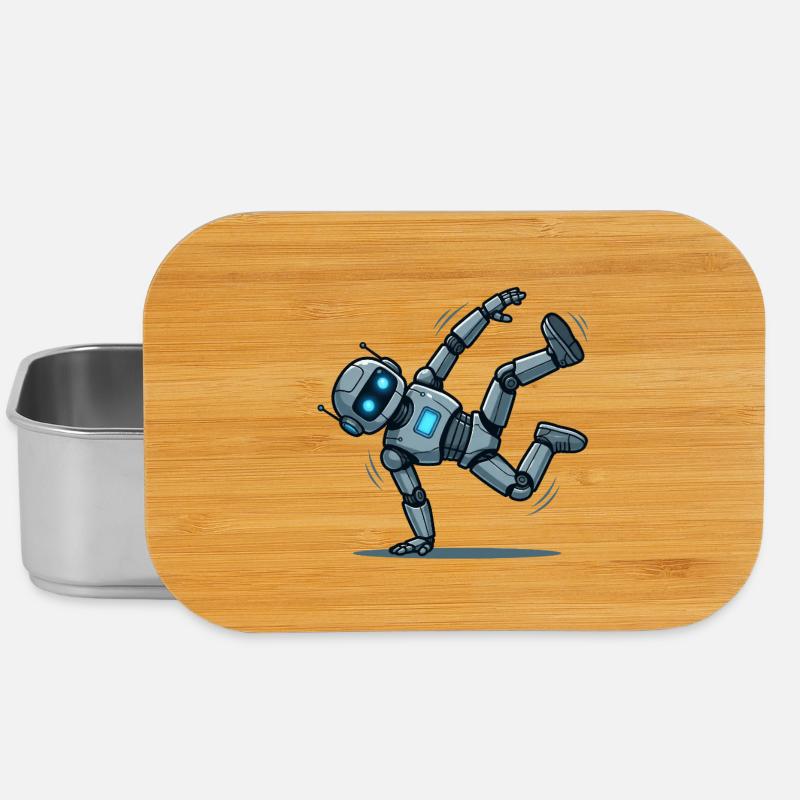 3 Le Robot Danseur Breakdance - Boîte à goûter - argent