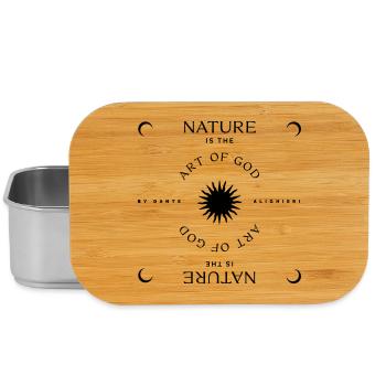 Nature is the Art of God - Lunch Box - Silber - Vorne
