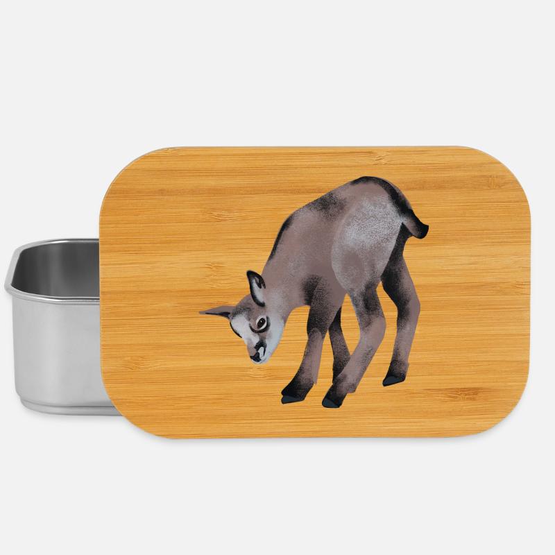 Young chamois - Lunch Box - silver
