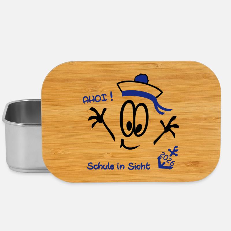 Ahoi Schulstart  - Lunch Box - Silber