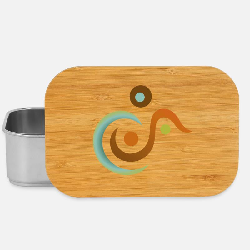 Yoga design_11 - Lunch Box - silver