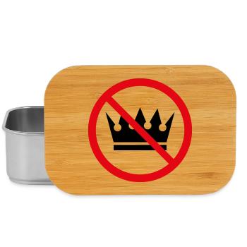 No Kings! (Protest Sign / POS 2C) - Lunch Box - silver - Front